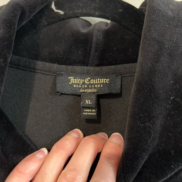 Juicy Couture Black Label Velour Hoodie and Jogger set - Picture 3 of 7